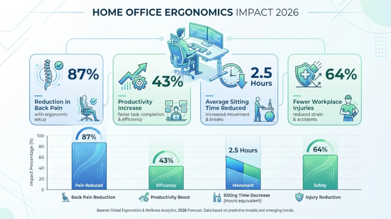 Home Office Ergonomics Impact Statistics 2026