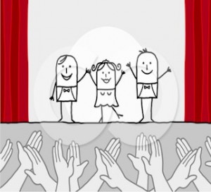 actors who are on stage