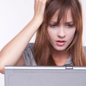 someone who's completely frustrated using the internet