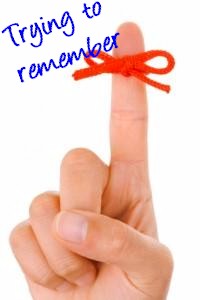 trying to remember