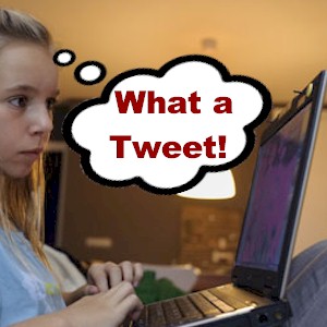 someone who is using social media
