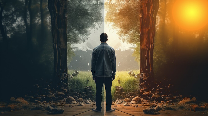 having a negative or positive point of view based on testosterone