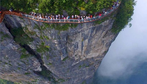 Tianmen Mountain Walkway Zhangjiajie China