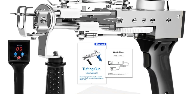 Rug tufting gun starter kit