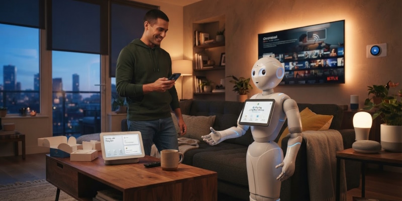 an ai assistant robot for google home app
